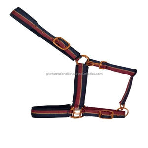 OEM licol de cheval en nylon personnalisé extra confort sangle double plis licous réglables pour chevaux - Product Image 2