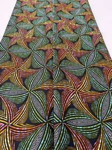 Tela de Algodón Ankara con Estampado Africano de Alta Calidad de Kinshasa, con Patrón Tejido con Memoria para Diseños de Ropa de Moda - Product Image 6