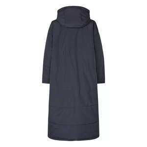 Women Winter Vintage Waterproof Nylon <b>Lightweight</b> Hooded <b>Long</b> Raincoat Casual <b>Coat</b> Wholesale Price - Product Image 2