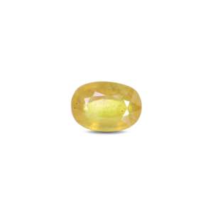 Zafiro Rosa de Corte Ovalado Amarillo de 5.7 Quilates, Gema Suelta para Joyería Fina - Product Image 1