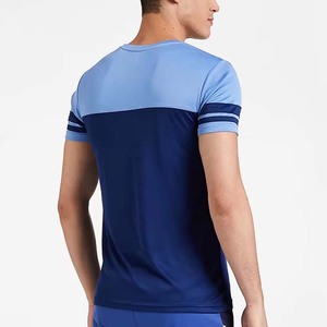 เสื้อยืดออกกำลังกายผู้ชายคุณภาพสูง OEM สไตล์สตรีทแวร์ สำหรับวิ่งและฝึกซ้อม สีพื้น เรียบง่าย ทันสมัย เหมาะสำหรับออกกำลังกายที่ยิม - Product Image 2