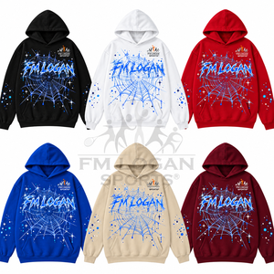 Vente en gros de sweats à capuche gothiques d'hiver personnalisés avec fermeture éclair, unisexes, surdimensionnés, noirs, en polaire, 100% coton, respirants, écologiques - Product Image 5