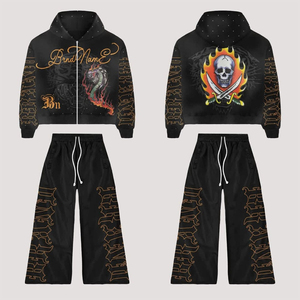 Conjunto Deportivo Oversize con Logotipo Personalizado, Estilo Nuevo, de Alta Calidad, 100% Algodón - Product Image 4