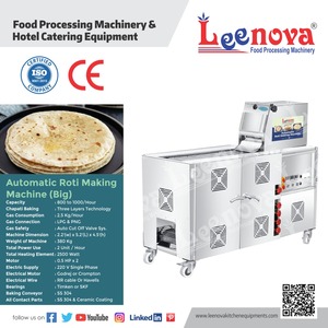 Machine à rouler les roti Leenova Kitchen Equipment, type convoyeur automatique, capacité de 1000 roti par heure, modèle gaz et électrique - Product Image 5