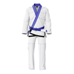Ensembles d'uniformes de Taekwondo personnalisables avec logo, en polyester/coton, séchage rapide, design résistant, option ceinture - Product Image 1