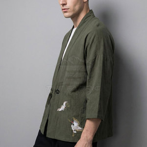 Chaqueta Kimono Japonesa de Invierno para Hombre, Suave y Cómoda, Tejido Transpirable Lavado, Material Duradero, Servicio OEM Frontal - Product Image 5