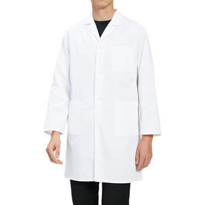 Blouse de laboratoire blanche pour homme, uniforme d'hôpital, prix usine, blouse médicale à manches longues pour homme, vente en gros, blouse de clinique pour homme - Product Image 1