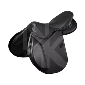 Silla de montar profesional de cuero vacuno de primera calidad para competición y entrenamiento ecuestre, productos de carreras de caballos ingleses de la India. - Product Image 3