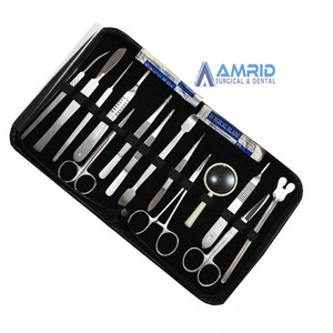 Kit de Instrumentos Quirúrgicos Dentales para Cirugía Oral y Uso Ortodóntico, Manual, Reutilizable, de Acero Inoxidable, por Amrid Surgical - Product Image 5