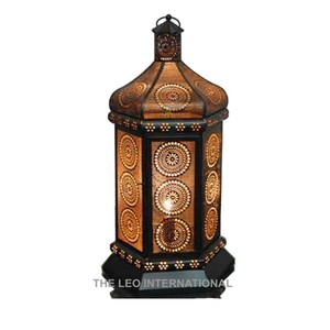 Farol de Metal y Vidrio de Estilo Vintage, Decorativo y Religioso para Bodas, Hecho a Mano, para Villas, Hoteles y Decoración del Hogar - Product Image 6