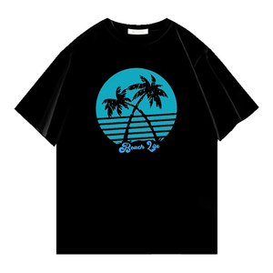 T-shirt en coton tricoté de haute qualité pour hommes, 100% coton, broderie personnalisée, manches courtes, impression numérique, col rond, coupe classique - Product Image 6