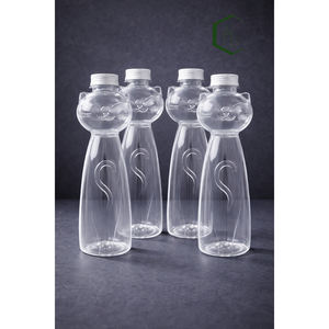 Botella de Plástico PET de 500 ml con Forma de Gato y Tapa de Aluminio, Envase Creativo para Jugo, Leche, Té, Café y Bebidas, OEM Vietnam - Product Image 3