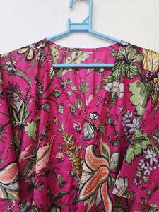 Vestido Kaftán Casual de Verano sin Mangas con Estampado Floral Digital Tropical para Mujer, Traje de Baño para la Playa, Islas del Pacífico Asiático - Product Image 4