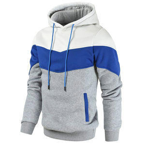 Sweat-shirt à capuche pour homme, coupe classique, respirant, en polyester et coton, style décontracté, pour l'automne - Product Image 2