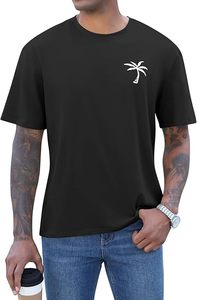เสื้อยืดโอเวอร์ไซส์ผ้าฝ้ายแท้ 100% น้ำหนัก 220 กรัม พิมพ์ลายตามสั่งที่ไหล่ สไตล์ฮิปฮอป ไซส์พลัส ผ้าฝ้ายแท้ 100% ทรงบ็อกซี่ สำหรับผู้ชาย - Product Image 2