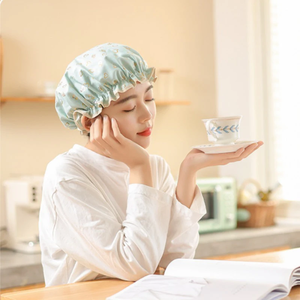 Gorros de Ducha Impermeables para Mujer, Gorro de Baño Tipo Donut para el Cabello, Gorro de Natación, Gorro para Ducha - Product Image 4