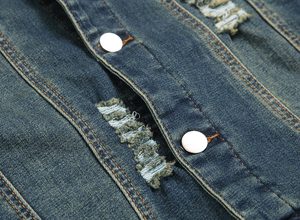 Veste en jean décontractée à prix de gros, fabricant, taille et couleur personnalisées, logo, OEM, fournisseur d'usine, nouvelle mode - Product Image 5