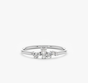 Premium 14KT Gold Vintage Lab Grown <b>Diamond</b> <b>Ring</b> for Women IGI Certified Anniversary & Wedding Gift Luxury Fine Design - Product Image 3