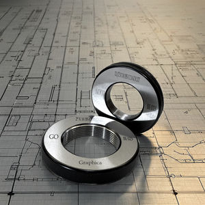 Calibradores de Rosca para Conductos BS, 5/8"X18, 3/4"X16, 2X14, Estándar Británico, Herramientas de Medición de Roscas Externas para Cableado Eléctrico - Product Image 1