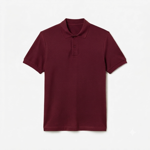 Camiseta de hombre de algodón peinado con cuello a rayas, manga corta, nueva, informal, de negocios, con logo personalizado, de secado rápido, bajo precio. - Product Image 1