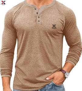 Camiseta de Manga Corta para Hombre de Secado Rápido, Precio al por Mayor OEM, Tejido de Punto Liso Teñido de Spandex/Algodón, Absorbente de Humedad, 180g - Product Image 3