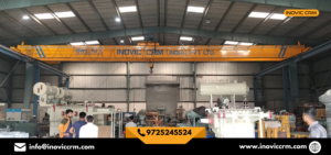 เครน EOT แบบคานคู่ INOVIC CRM ขนาด 5 ตัน ถึง 50 ตัน |   เครนเหนือศีรษะสำหรับงานหนักพร้อมระบบควบคุม PLC ขนาด 25 เมตร - Product Image 5