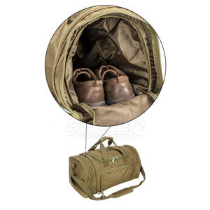 Sac de sport de grande capacité, prêt pour le voyage, en nylon, avec fermeture éclair sécurisée, sangle réglable, manipulation confortable pour les sports de plein air - Product Image 3