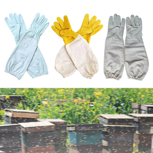 Guantes de Apicultura 2026, Guantes Largos de Cuero Vacuno para Apicultura, Unisex, Resistentes, Suministros para Apicultura - Product Image 5