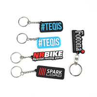 Porte-clés en PVC Promotionnels Personnalisables pour Entreprise, Porte-clés en PVC Cadeau d'Affaires Promotionnel avec Logo Personnalisé