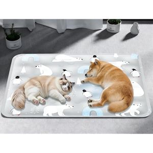 "High Quality 120x70cm Square Dog <b>Cooling</b> Mat Portable Washable Gel <b>Cooling</b> <b>Pad</b> for Summer Travel" - Product Image 4