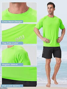 Paquete de 4 Camisetas de Protección Solar para Hombre, Manga Corta, Protección UV UPF 50+, Secado Rápido, para Pesca y Senderismo - Product Image 4
