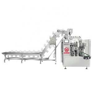 Automatico Envasadora Bolsas Doypack sacchetto pre-fatto misto granello liquido storta sacchetto rotatorio macchina di sigillatura per la zuppa di microfono - Product Image 2