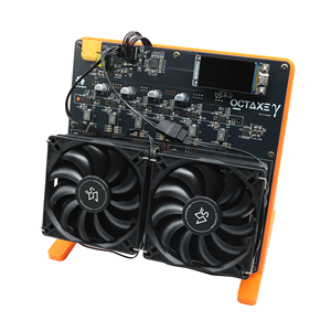 Nouveau mineur Bitcoin à haut taux de hachage Bitaxe NerdOCTaxe Rve3.1 12Th/s 200W avec puce ASIC BM1370, mineur de crypto Bitcoin solo open source - Product Image 4