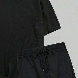 Conjunto de pantalones cortos y camiseta para hombre, 100% algodón, para venta en línea. - Product Image 6