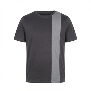 T-shirt à manches longues pour homme, couleur unie, col rond, 100% polyester, respirant et à séchage rapide, faible MOQ, dernier design - Product Image 3