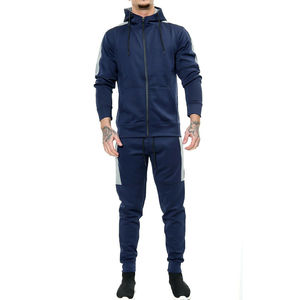 Conjunto Deportivo Informal de Verano para Hombre, de Dos Piezas, Chaqueta con Cremallera y Pantalones para Gimnasio, Correr y Entrenar - Product Image 4