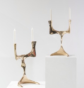 Modern Black Matte Metal Candle Holder Unique Oval Loop Design Minimalist Taper Stand For Nordic Home Tabletop Decor - Product Image 6