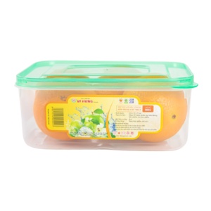 Récipient de stockage en plastique rectangulaire portable pour la cuisine de bureau à domicile couvercle empilable polyvalent pour l'extérieur - Product Image 1