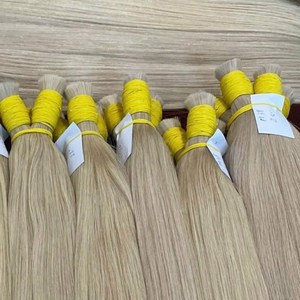 ผมต่อแบบเส้นตรง สีบลอนด์อ่อน ดำ น้ำตาล ผมแท้แบบสลาฟ เวียดนาม ซุปเปอร์ดับเบิ้ลดรอน สีแฟชั่น - Product Image 3