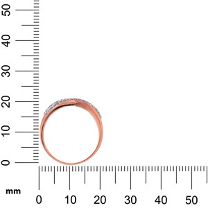 Delicate and <b>Dainty</b> Rose Gold Tone Stackable Band <b>Ring</b> for Women Adorned with Micro Pave Set Clear Cubic Zirconia Diamonds - Product Image 5