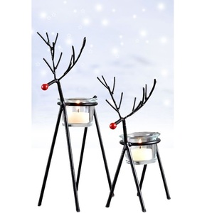 Iron <b>Tea</b> Light Holder Spider Bat Halloween Candle <b>Stand</b> Home Decoration Heat Resistant Metal Candle Holder - Product Image 2