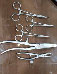 JJ SURGICAL Juego de instrumentos generales Fórceps de fuente de alimentación manual Certificado CE Clase II para cirugía general - Product Image 2