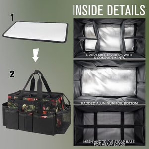 Sac de toilettage pour chevaux de grande capacité pour l'écurie et la grange, sac de toilettage multi-usages pour animaux et outils de jardin - Product Image 5