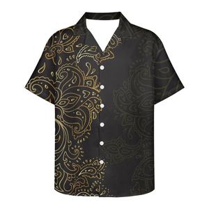 เสื้อเชิ้ตฮาวายพิมพ์ลายแฟชั่นฤดูร้อนสำหรับผู้ชาย แขนสั้น สไตล์ลำลอง - Product Image 6