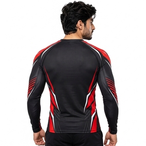 Men Rash Guard Athletic <b>Shirt</b> Featuring Quick Dry Material Flexible Fit Durable Stitching For Gym Training <b>Swimming</b> And Water - Product Image 2