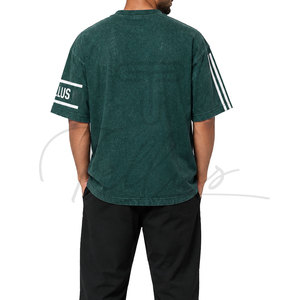 T-shirt pour homme de qualité supérieure en coton délavé à l'acide, coupe ample, style vintage, personnalisé - Product Image 5