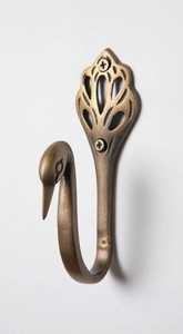 Antique <b>Gold</b> Metal <b>Wall</b> <b>Hooks</b> Set Starfish Seahorse Lobster Animal Pattern Vintage Style For Clothing Storage - Product Image 3