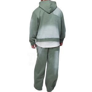 Casual Wear Customized Acid Wash <b>Tracksuit</b> Lightweight Cotton <b>Polyester</b> Material Acid Wash <b>Tracksuit</b> - Product Image 4