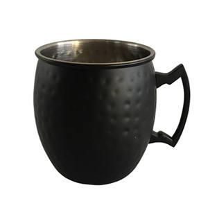 Mug Moscow Mule en cuivre martelé de 16 oz, tasse en cuivre pur massif avec poignée en laiton, mug à bière avec revêtement en acier inoxydable de qualité alimentaire - Product Image 6