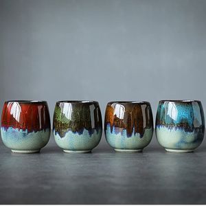 แก้วกาแฟเซรามิกทำมือพร้อมลวดลายธรรมชาติเคลือบแบบเรียบง่าย - Product Image 2
